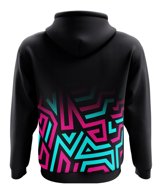 CHCS Blue/Pink Esports Hoodie with Gamertag