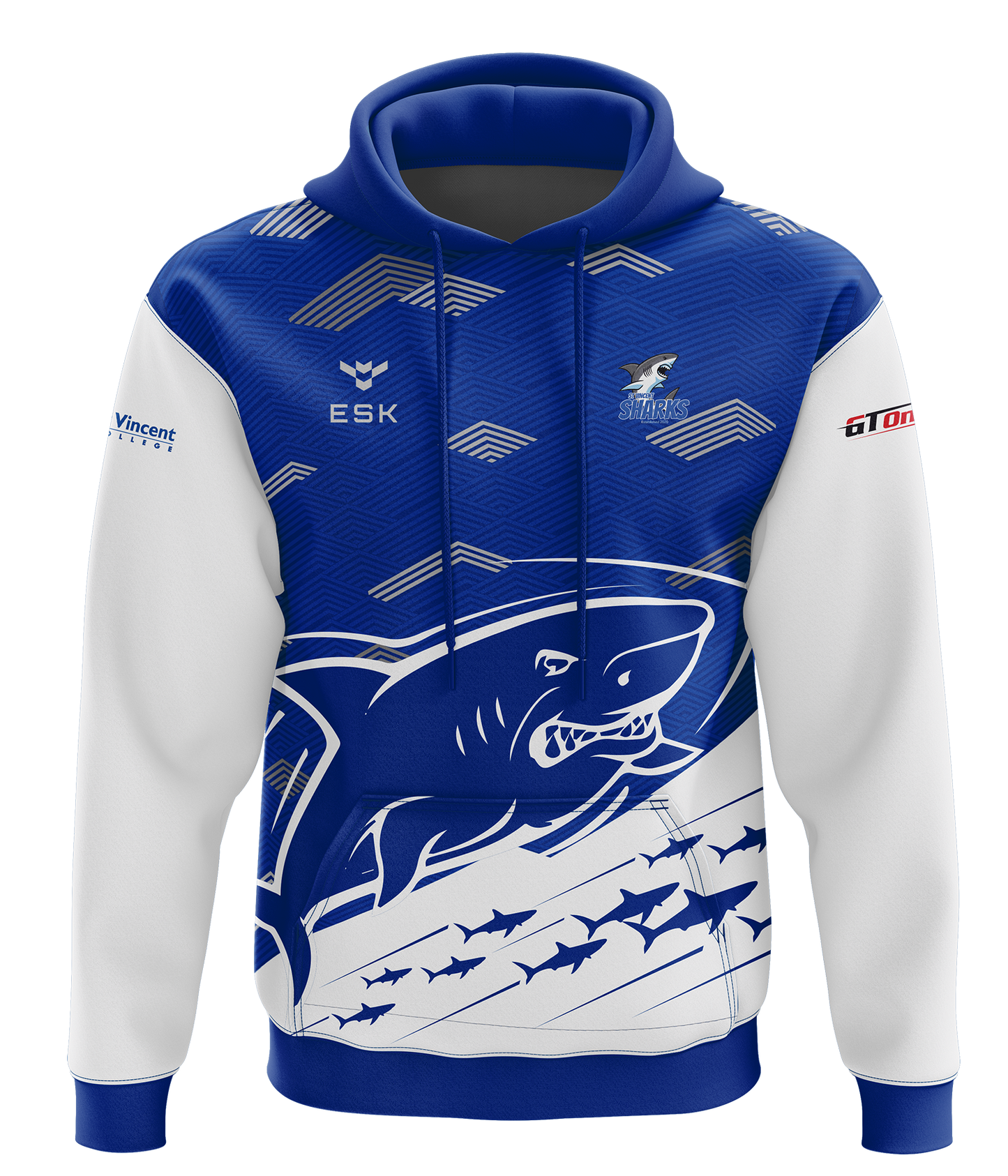 St Vincent Sharks Racing Esports Hoodie
