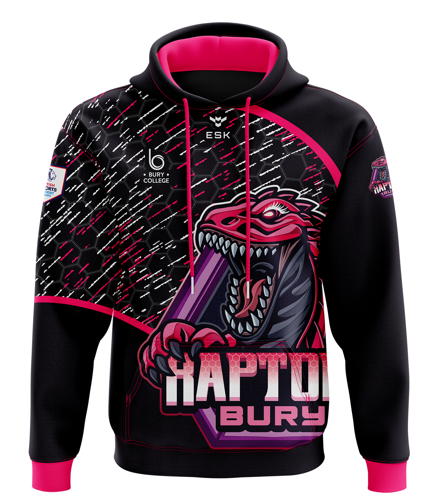 Bury Raptors Pink Esports Hoodie