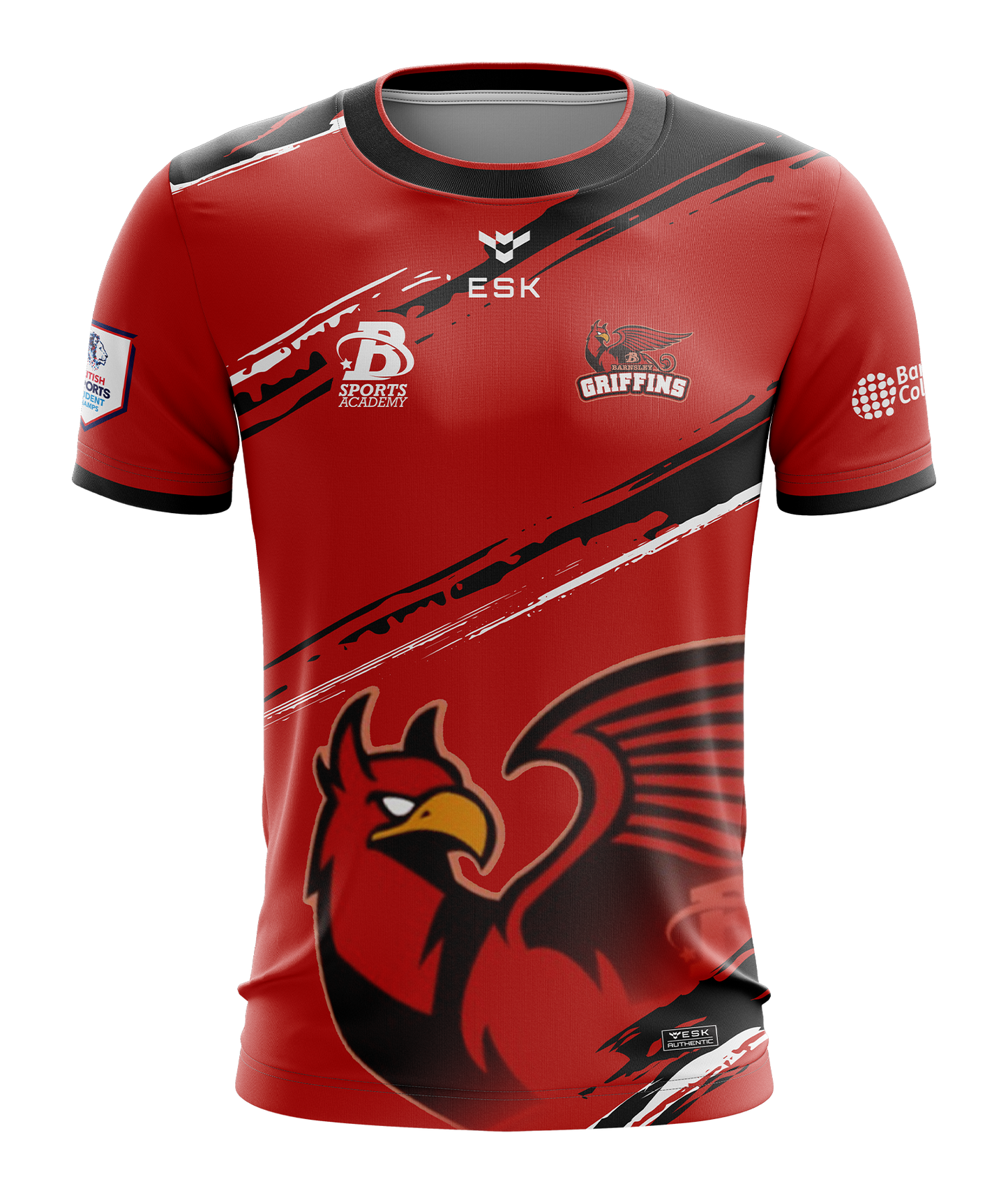 Barnsley Griffins Red Esports Jersey